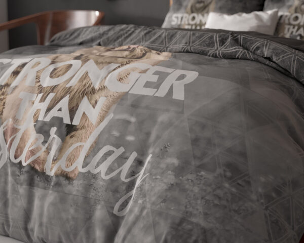 Sleeptime Stronger Grijs 140 x 200/220 cm - Afbeelding 4