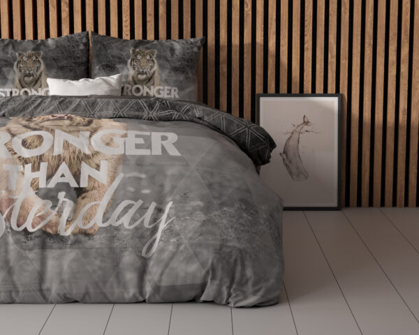 Sleeptime Stronger Grijs 200 x 200/220 cm - Afbeelding 3
