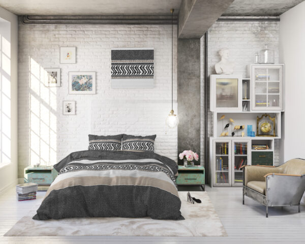 Sleeptime Northern Stripe Grijs 200 x 200/220 cm - Afbeelding 4