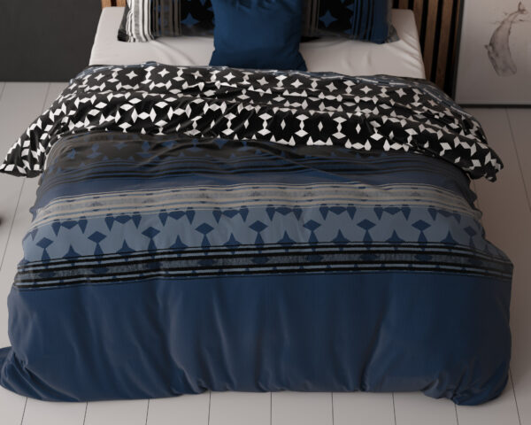 Sleeptime Scanda Navy 140 x 220 cm - Afbeelding 5
