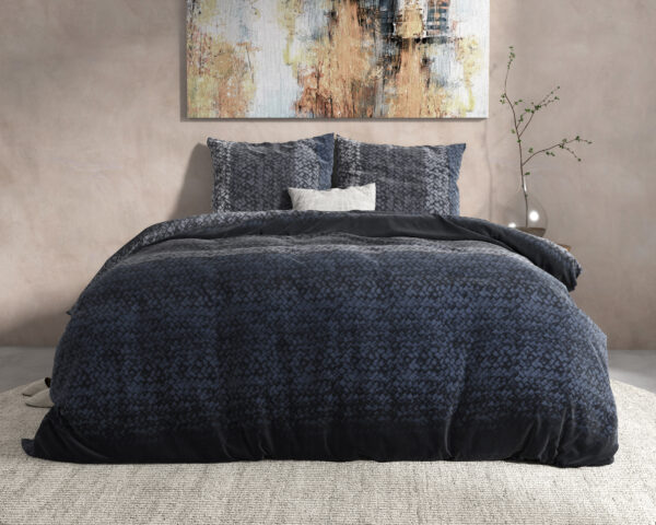 Dreamhouse Flanel Gradient Knits Blauw 200 x 220 cm - Afbeelding 5