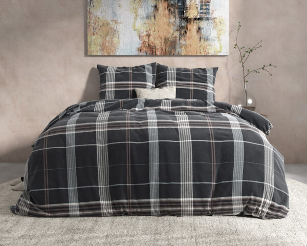 Dreamhouse DH Flanel Bruce Taupe 140 x 220 cm - Afbeelding 5