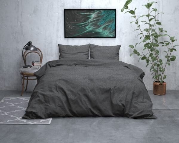 Sleeptime Flanel Jason Antraciet 140 x 200/220 cm - Afbeelding 5