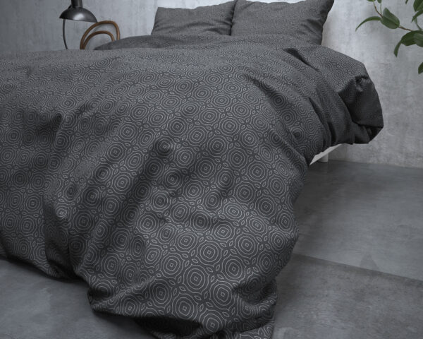 Sleeptime Flanel Jason Antraciet 200 x 200/220 cm - Afbeelding 4