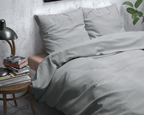 Sleeptime Flanel Jason Grijs 240 x 200/220 cm - Afbeelding 3