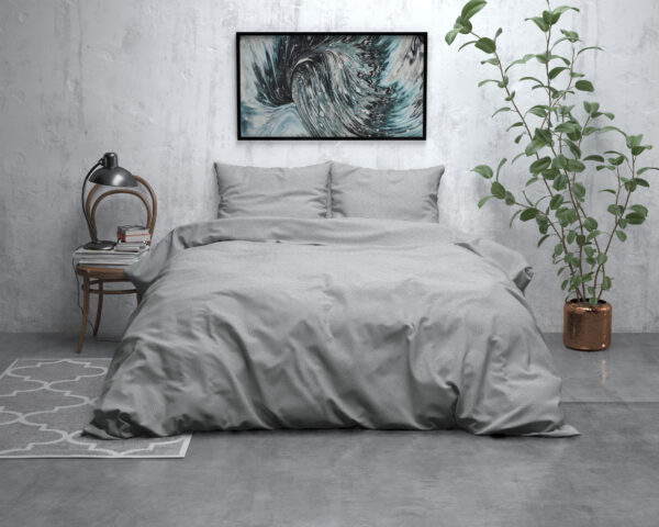 Sleeptime Flanel Jason Grijs 240 x 200/220 cm - Afbeelding 5