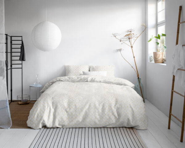 Dreamhouse Satijn Sergio Wit 140 x 220 cm - Afbeelding 3