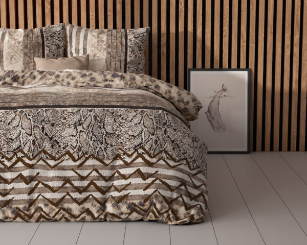 Sleeptime Cozy Panther Bruin 140 x 220 cm - Afbeelding 4