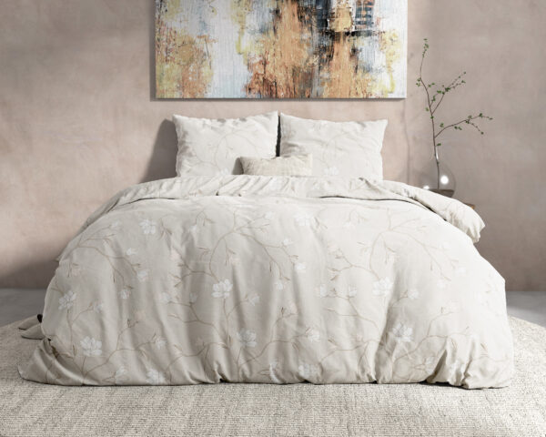 Dreamhouse Flanel Caitlyn Sand 240 x 220 cm - Afbeelding 5