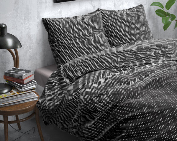 Sleeptime Flanel Cheng Antraciet 200 x 200/220 cm - Afbeelding 3