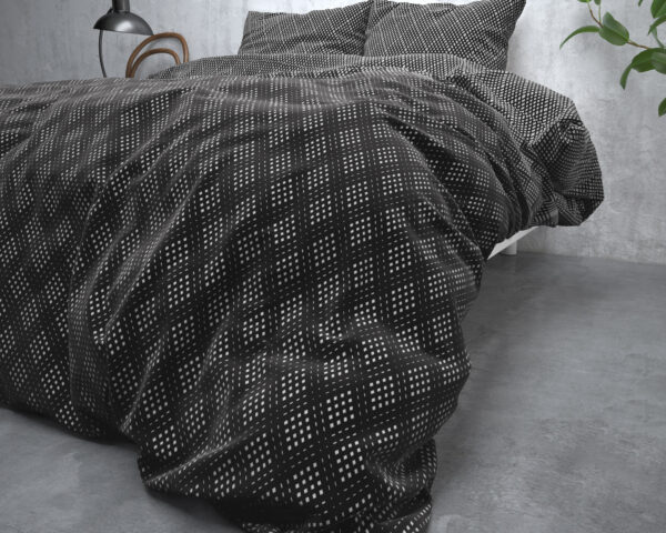 Sleeptime Flanel Cheng Antraciet 200 x 200/220 cm - Afbeelding 4