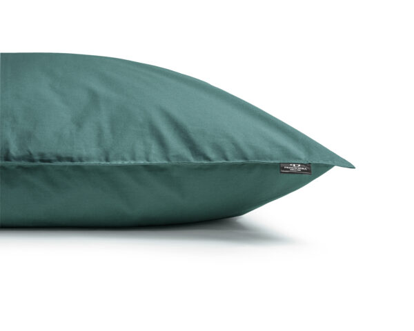 Primaviera Deluxe Egyptisch Katoen Uni Dekbedovertrek Donker Groen 140 x 200/260 cm - Afbeelding 4