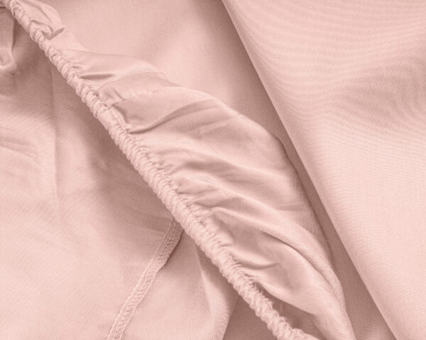 Primaviera Deluxe Satijnen Hoeslaken Roze 180 x 200 cm - Afbeelding 5