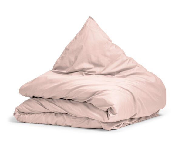 Primaviera Deluxe Egyptisch Katoen Uni Dekbedovertrek Roze 135 x 200 cm - Afbeelding 5