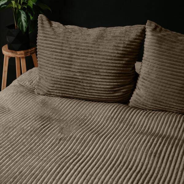Sleeptime Rib Teddy Taupe 240 x 200/220 cm - Afbeelding 4