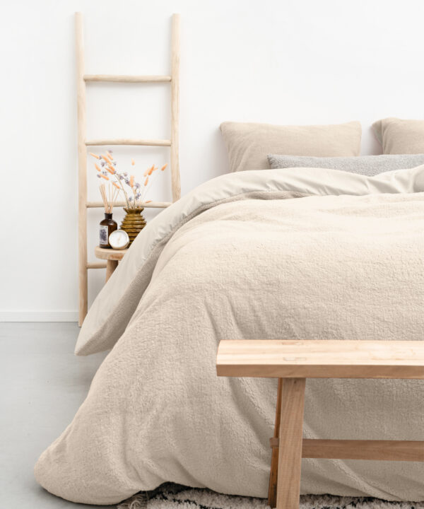 Sleeptime Teddy Creme 140 x 220 cm - Afbeelding 4
