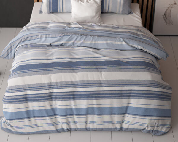 Sleeptime Stripy Blauw 240 x 200/220 cm - Afbeelding 5