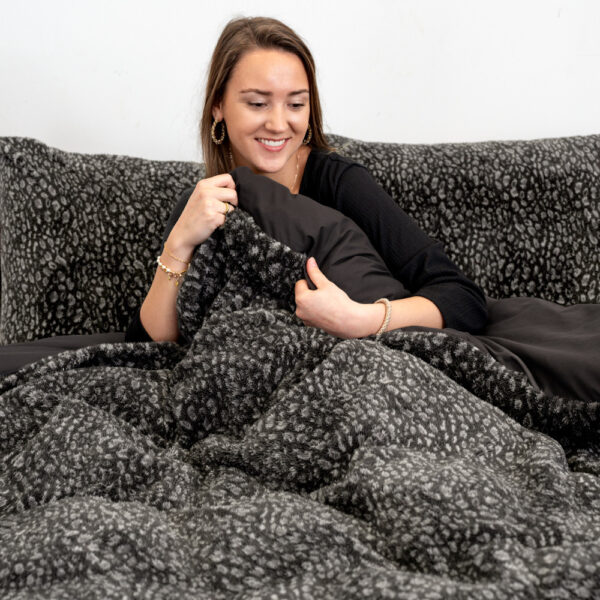 Sleeptime Teddy Tiger Zwart 200 x 200/220 cm - Afbeelding 5