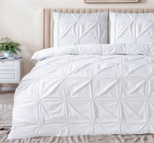 Sleeptime Punch pintuck Wit 240 x 200/220 cm - Afbeelding 3