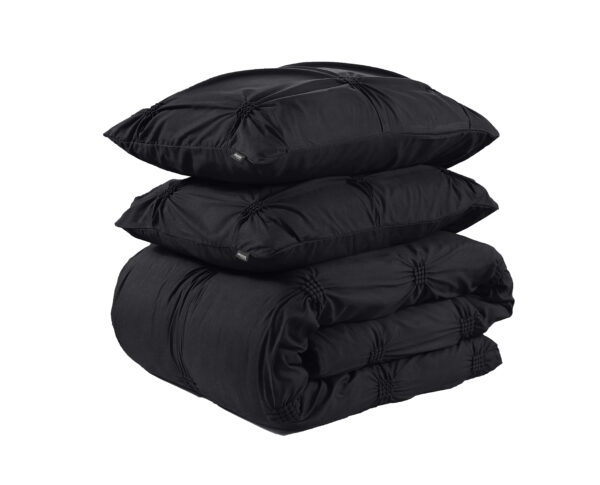 Sleeptime Punch Pintuck Zwart 200 x 200/220 cm - Afbeelding 5
