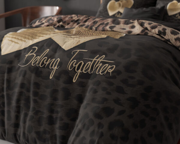 Sleeptime Two Love Zwart 200 x 200/220 cm - Afbeelding 3