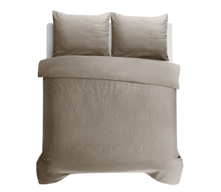 Milano 3D Taupe/Grijs 200 x 200/220