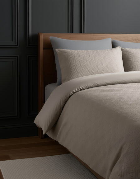 Milano 3D Taupe/Grijs 200 x 200/220