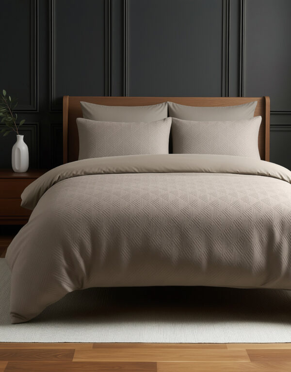 Sleeptime Milano 3D Taupe/Grijs 240 x 200/220 cm - Afbeelding 3