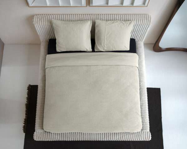 Primaviera Deluxe Waffel Beige 260 x 200/260 cm - Afbeelding 3