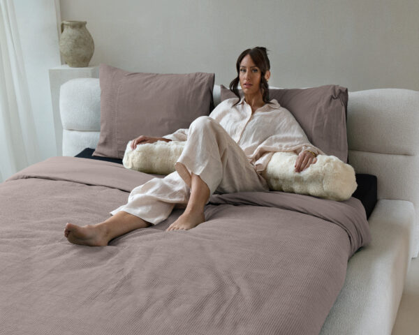 Primaviera Deluxe Waffle Taupe 200 x 200/260 cm - Afbeelding 5