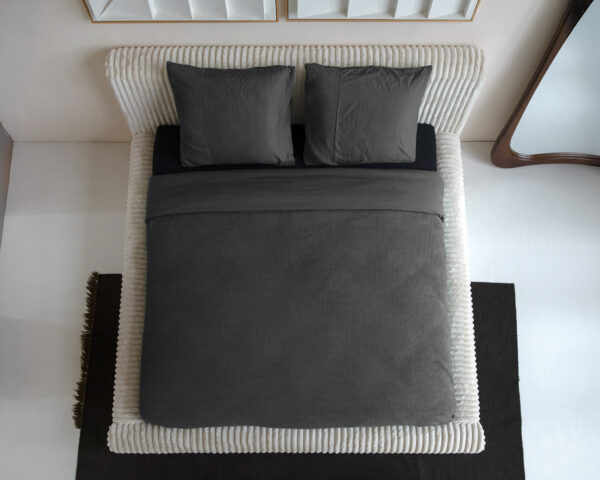 Primaviera Deluxe Waffle Antraciet 260 x 200/260 cm - Afbeelding 3