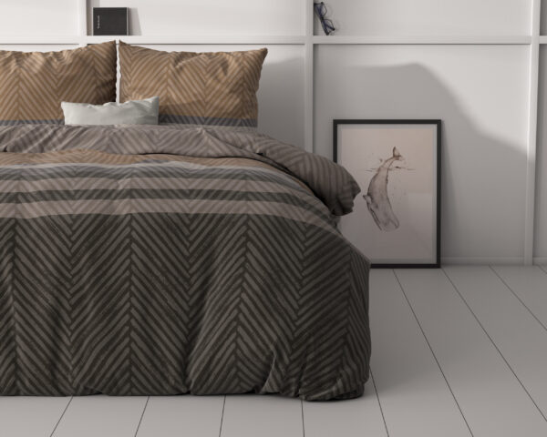 Sleeptime Ezgi Bruin 140 x 220 cm - Afbeelding 3