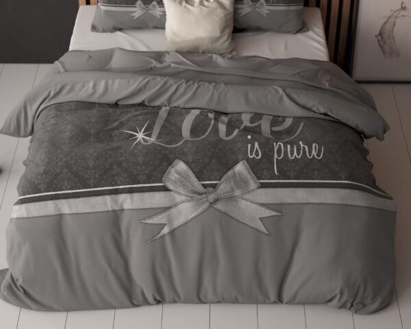Sleeptime Pure Love Grijs 140 x 200/220 cm - Afbeelding 5