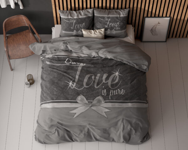 Sleeptime Pure Love Grijs 200 x 200/220 cm - Afbeelding 3