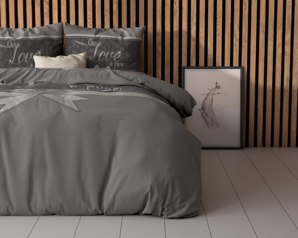 Sleeptime Pure Love Grijs 240 x 200/220 cm - Afbeelding 3