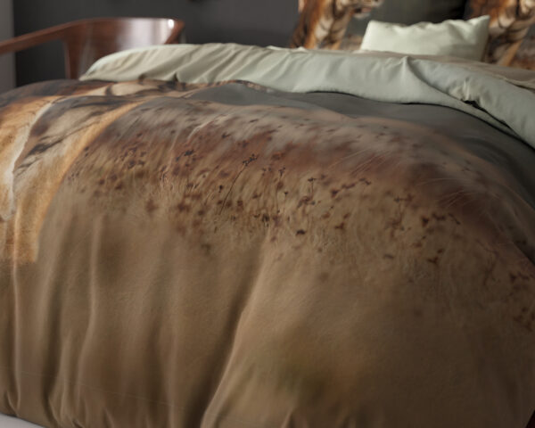 Sleeptime Nature Tiger Taupe  240 x 200/220 cm - Afbeelding 4