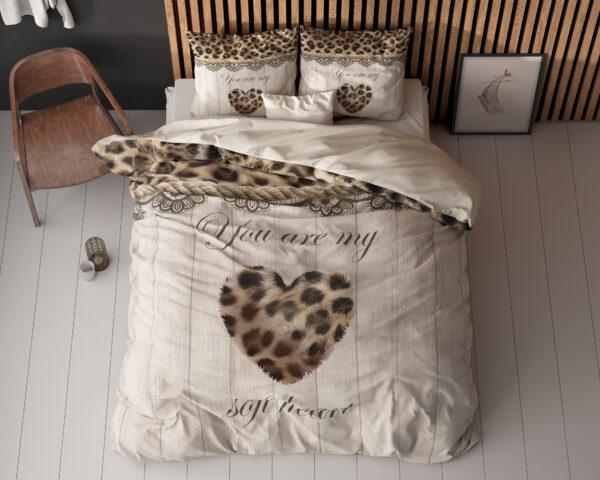 Sleeptime You Are My Heart Zand 140 x 200/220 cm - Afbeelding 3