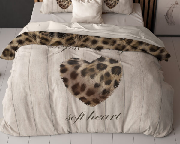 Sleeptime You Are My Heart Zand 200 x 200/220 cm - Afbeelding 5
