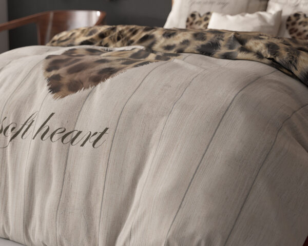 Sleeptime You Are My Heart Zand 240 x 200/220 cm - Afbeelding 4