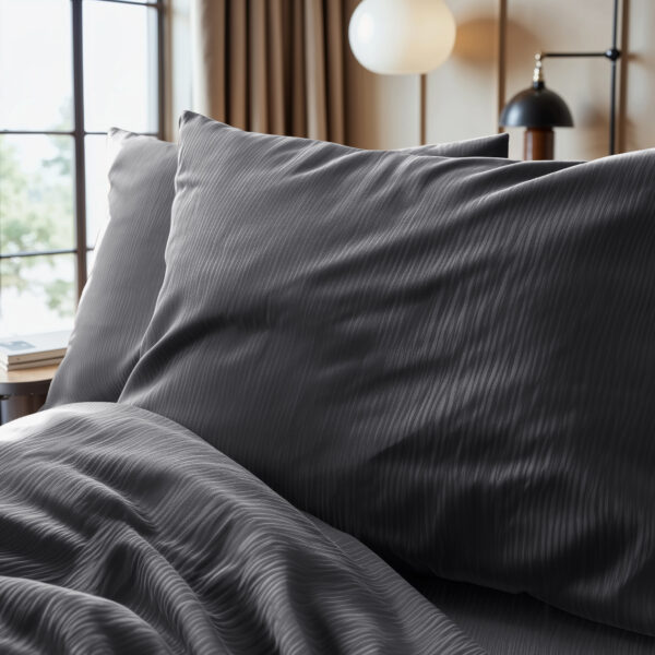 Sleeptime Velvet Cartier Antraciet 200 x 220 cm - Afbeelding 3