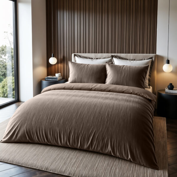 Sleeptime Velvet Cartier Taupe 240 x 220 cm - Afbeelding 5