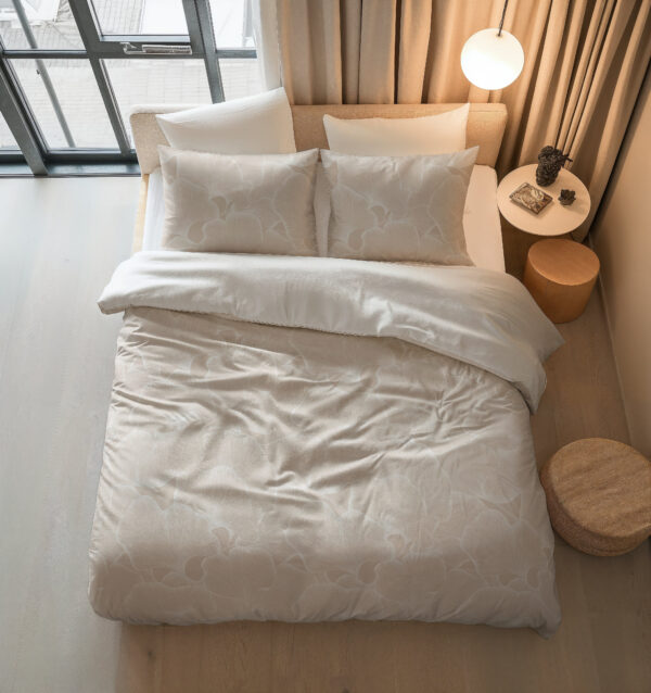 Sleeptime Ginkgo Whisper Zand/Grijs 240 x 200/220 cm - Afbeelding 3
