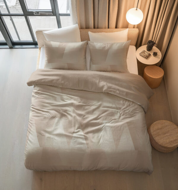 Sleeptime Blush Angles Zand/Beige 200 x 200/220 cm - Afbeelding 3