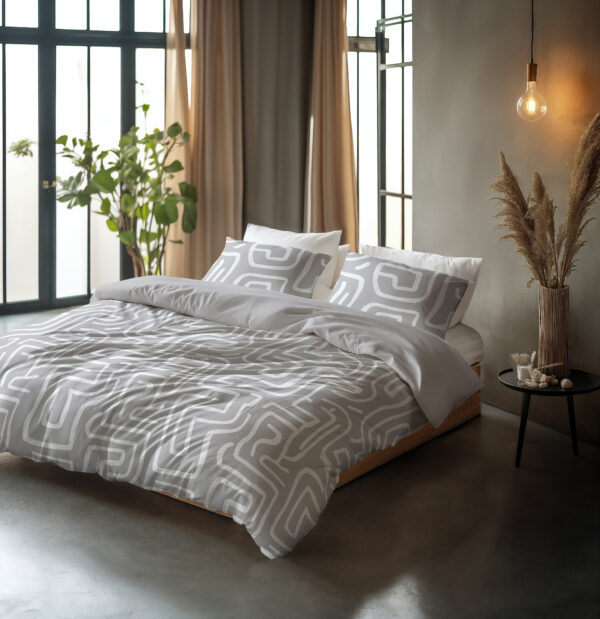 Sleeptime DD Keno Grijs 200 x 220 cm - Afbeelding 3