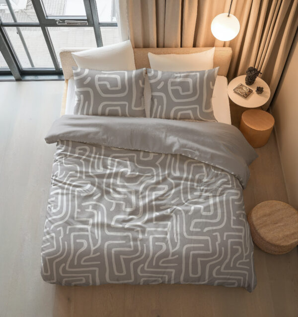 Sleeptime DD Keno Grijs 200 x 220 cm - Afbeelding 4