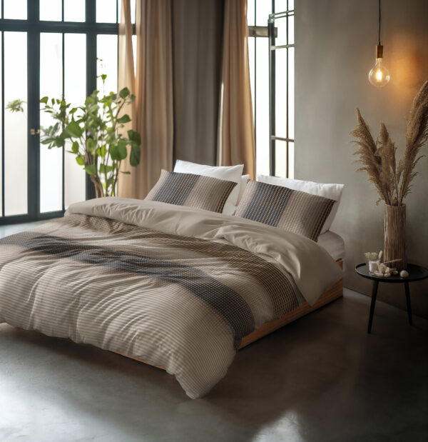 Sleeptime DD Mauro Taupe 140 x 220 cm - Afbeelding 3