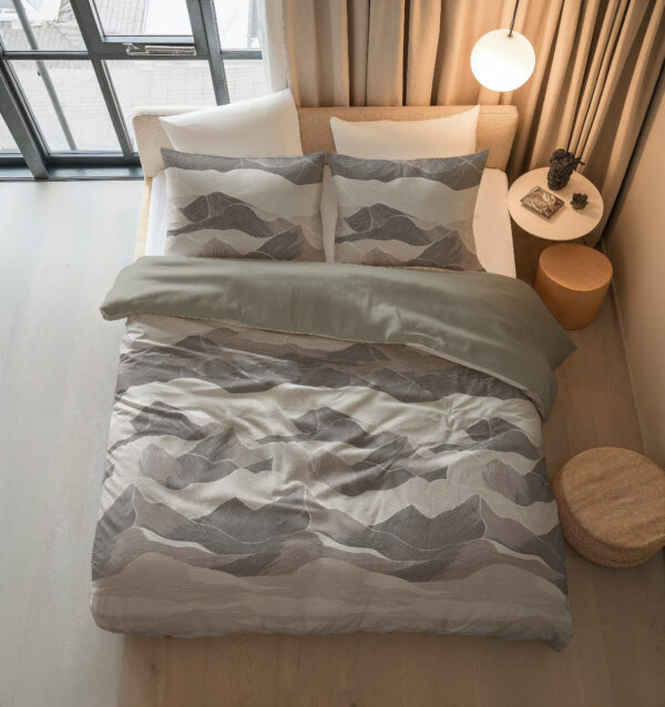 Sleeptime DD Hills Taupe/Grijs 200 x 220 cm - Afbeelding 4