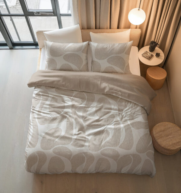 Sleeptime DD Curvo Taupe/Grijs 240 x 220 cm - Afbeelding 4