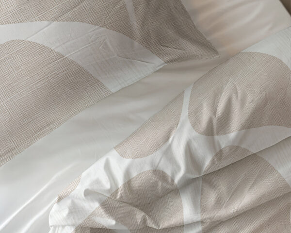 Sleeptime DD Curvo Taupe/Grijs 240 x 220 cm - Afbeelding 5