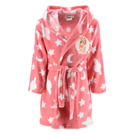 Bluey Roze badjas 3 - 6 jaar - polyester